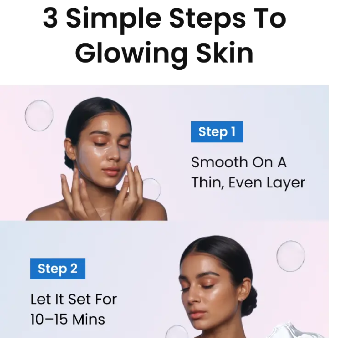 SUROSKIE Radiance Reveal Peel-Off Mask - Instant Youthful Glow & Deep Hydration