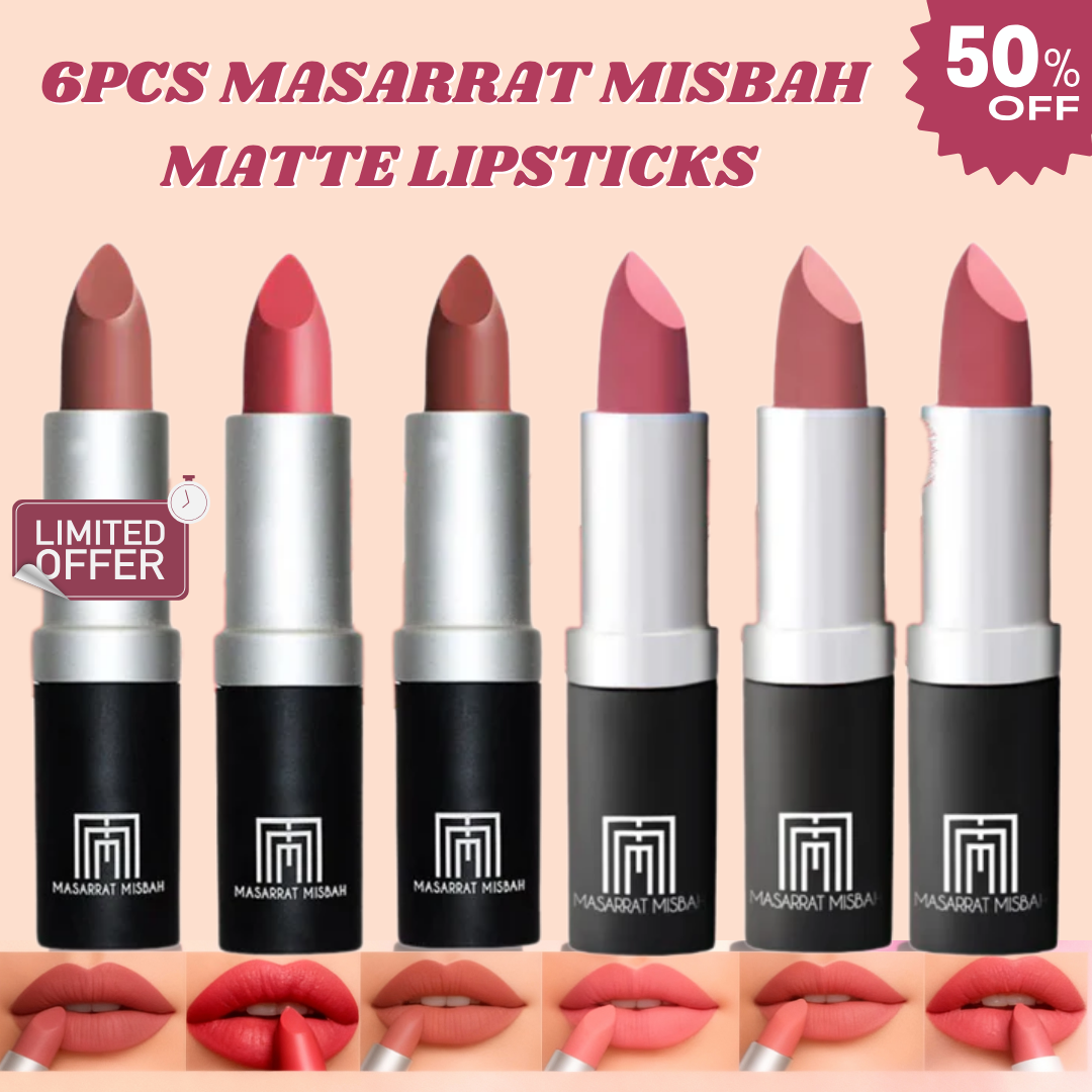 Massarat Misbah Matte Lipsticks - Soft Touch & Strong Impact!