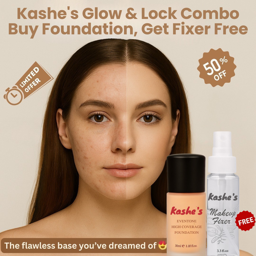 Dream Duo Kashe Eventone High Coverage Foundation with Setting Spray