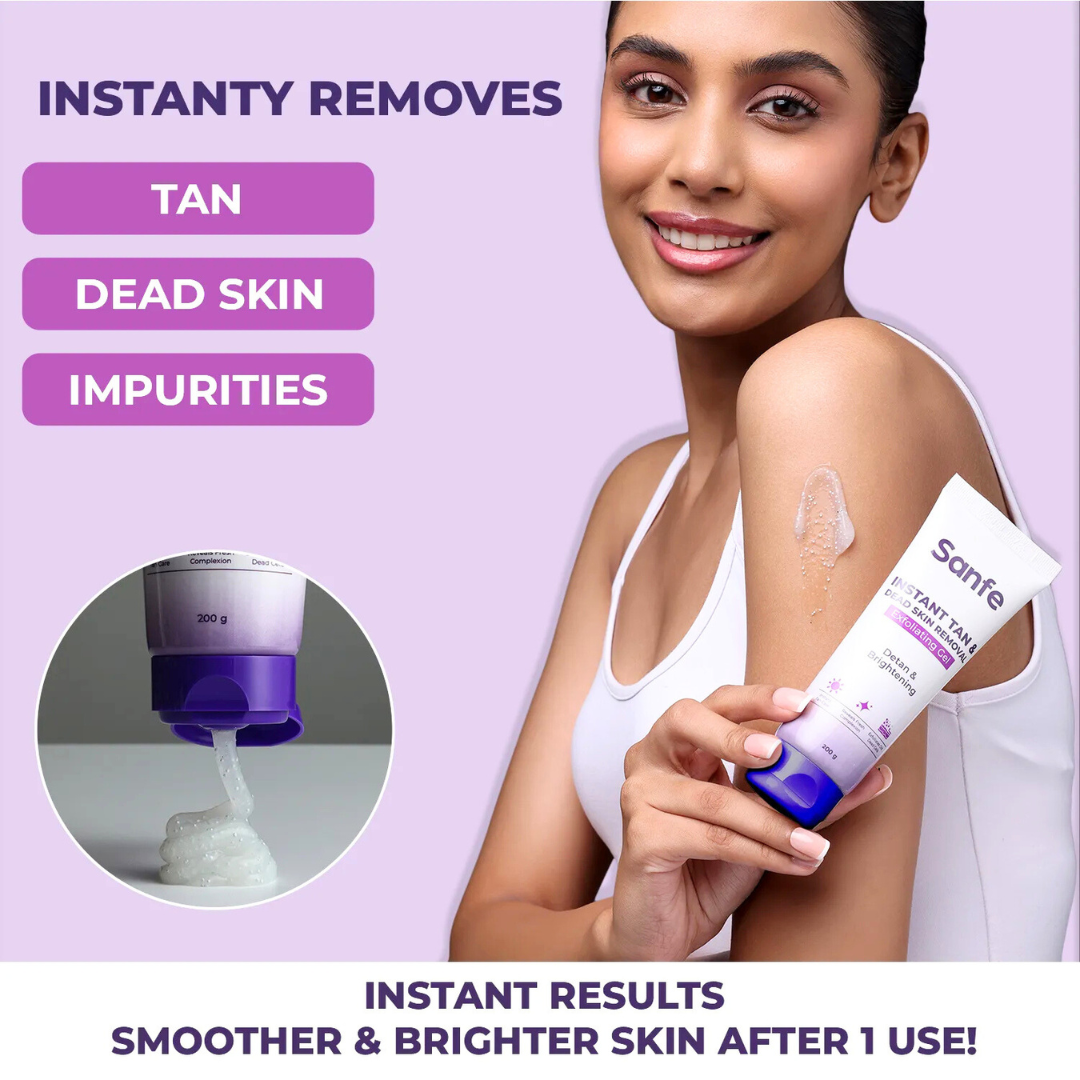 Sanfe Instant Tan and Dead Skin Removal Gel