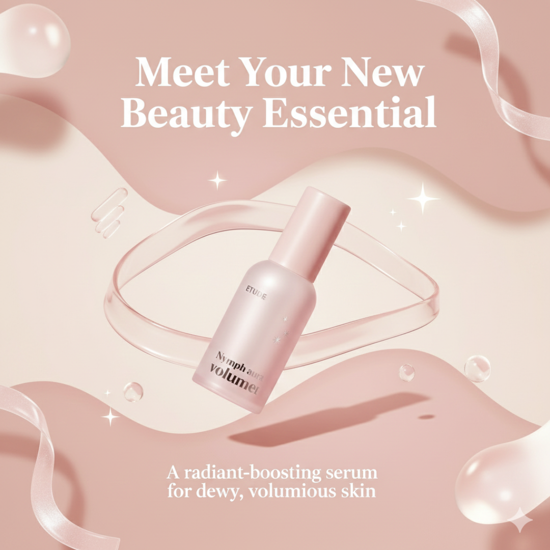 Etude Nymph Aura Volumer – Hydrating Glow Serum for Dewy, Plump & Radiant Skin