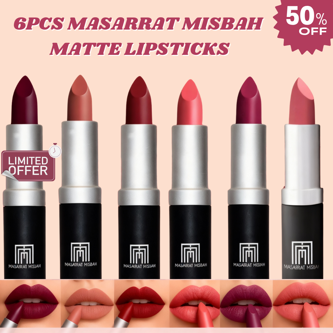 Massarat Misbah Matte Lipsticks - Soft Touch & Strong Impact!
