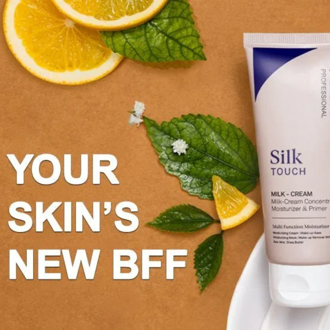 Flicka 3-in-1 Silk Touch Primer For Flawless makeup base – Hydrate, Blur pores & Perfect glowy base