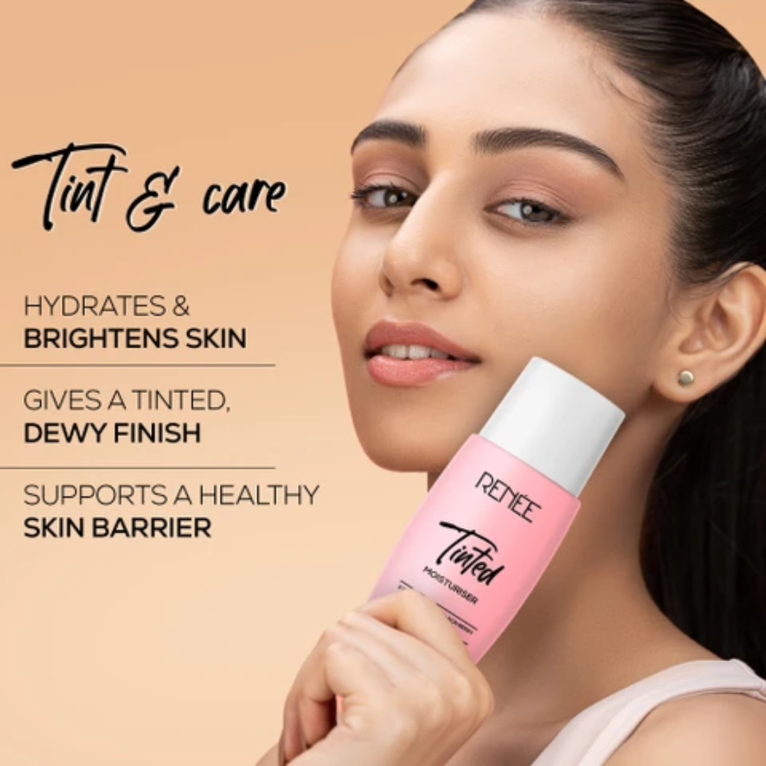 All In One Tinted Moisturizer I Skincare, Hydration and Coverage for daily wear I Perfect for Radiance And Dewy Look