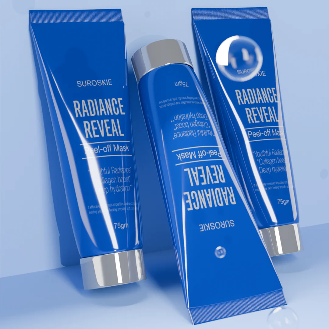 SUROSKIE Radiance Reveal Peel-Off Mask - Instant Youthful Glow & Deep Hydration
