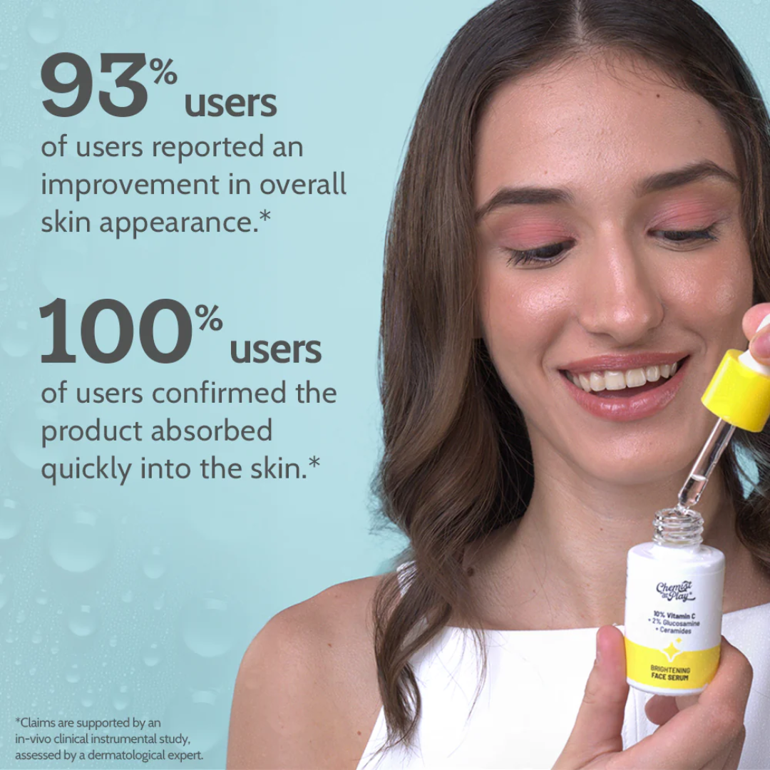 Chemist at play Vitamin C serum - Reduce Ance & dark spots and Brighten skin tone in just 7 days