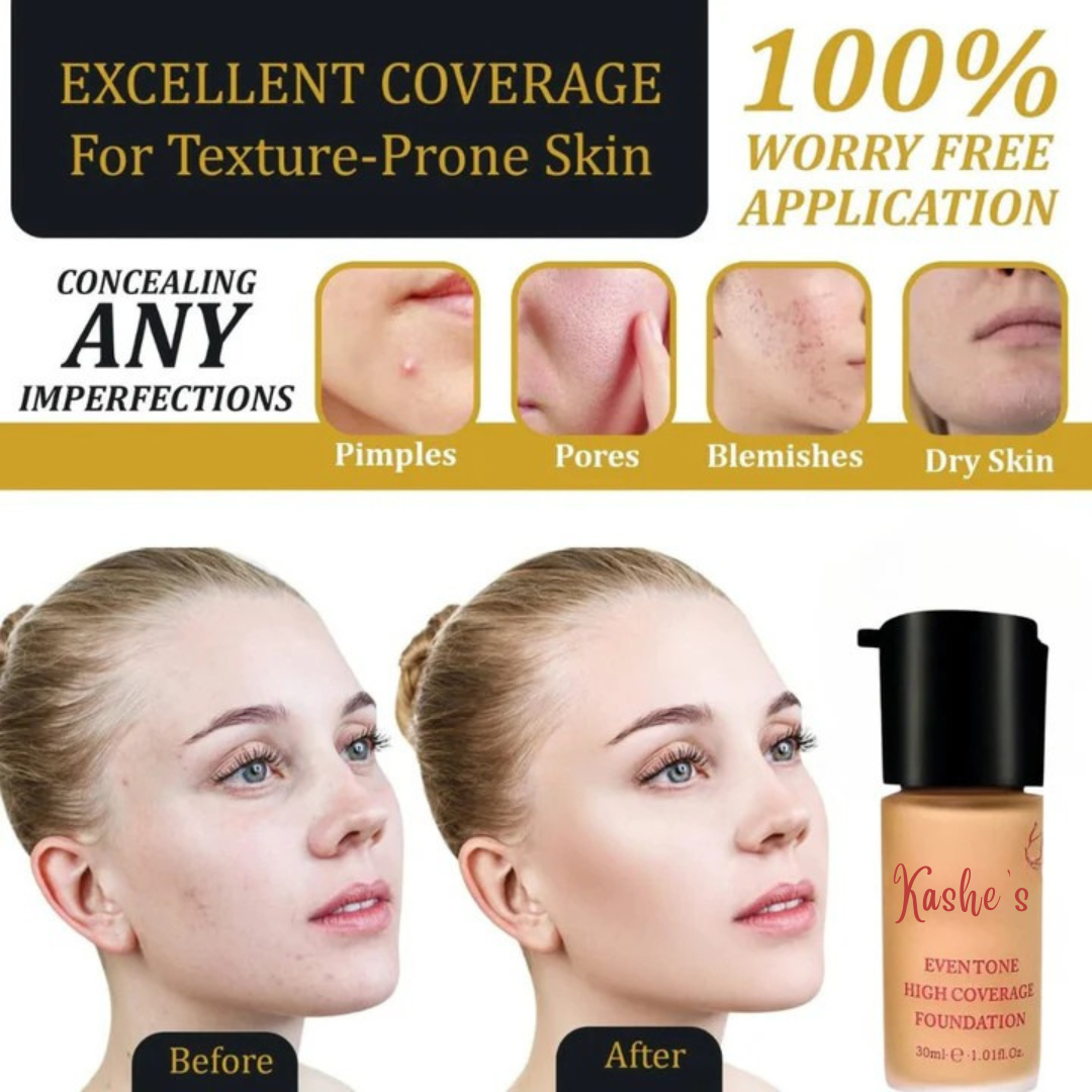 Dream Duo Kashe Eventone High Coverage Foundation with Setting Spray
