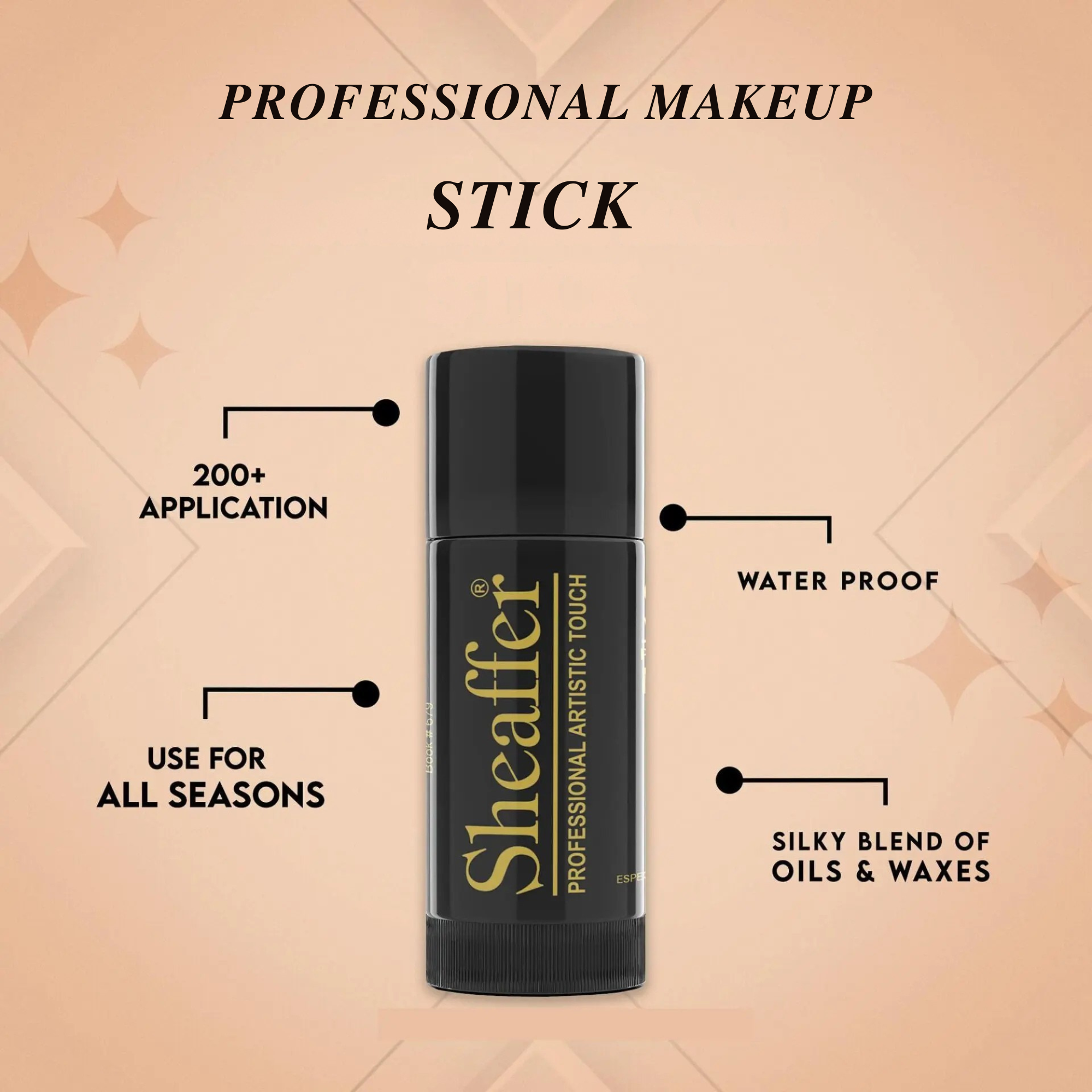 Sheaffer Stick Foundation - 3X Coverage, Zero Effort