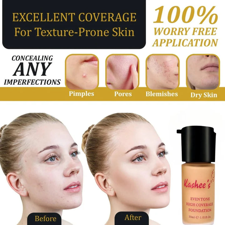 Dream Duo Kashe Eventone High Coverage Foundation with Setting Spray